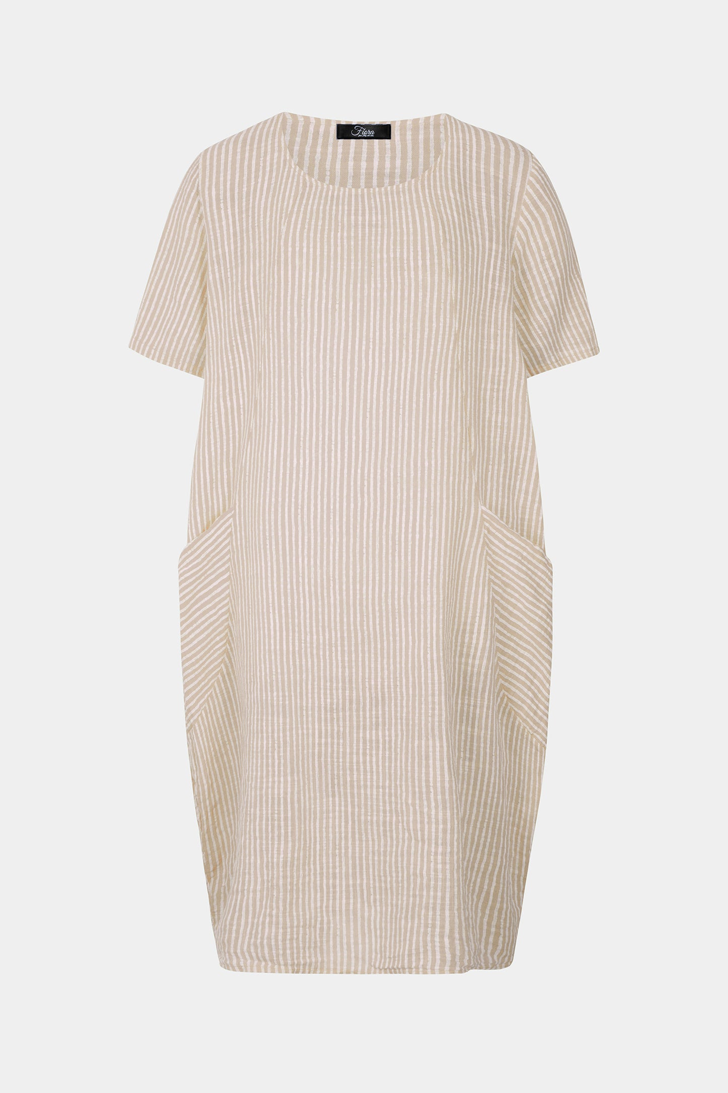 Allegra Cotton Stripe Midi Dress