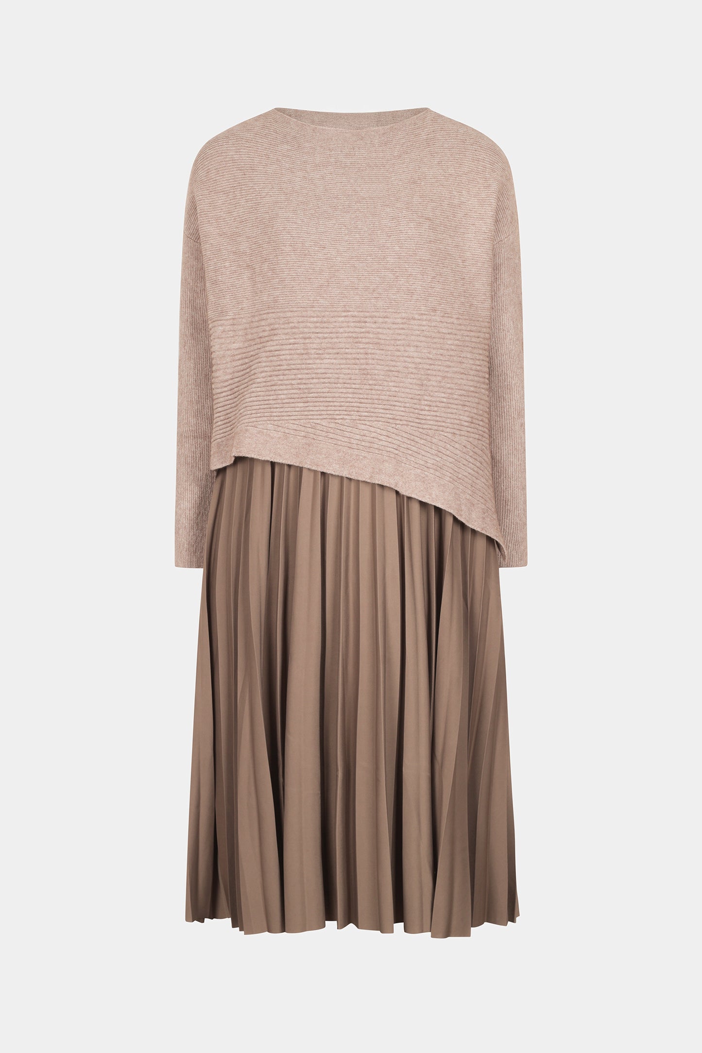 Leelan Asymmetric Hem Dress Set