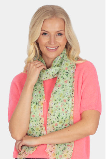 Ditsy Multi Colour Scarf - Fenella
