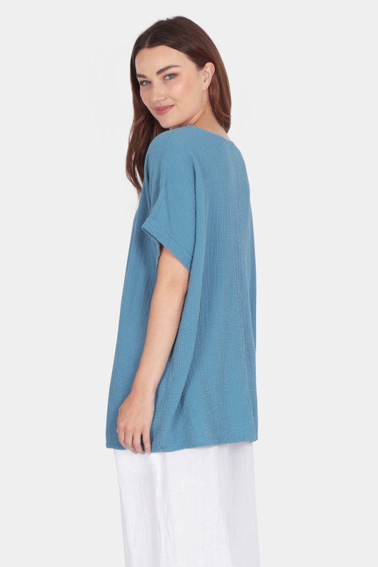Aria Relaxed Cotton Tee