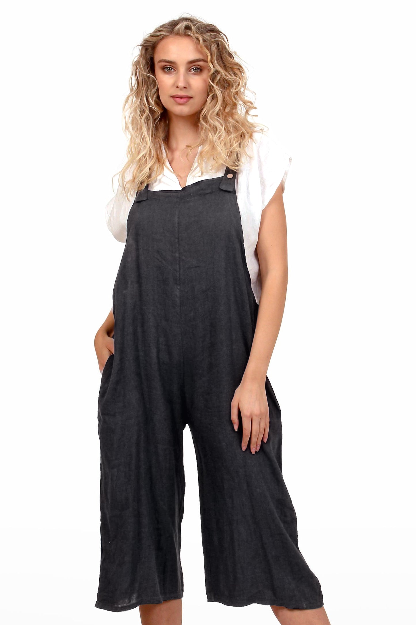 Artisan Linen Dungarees