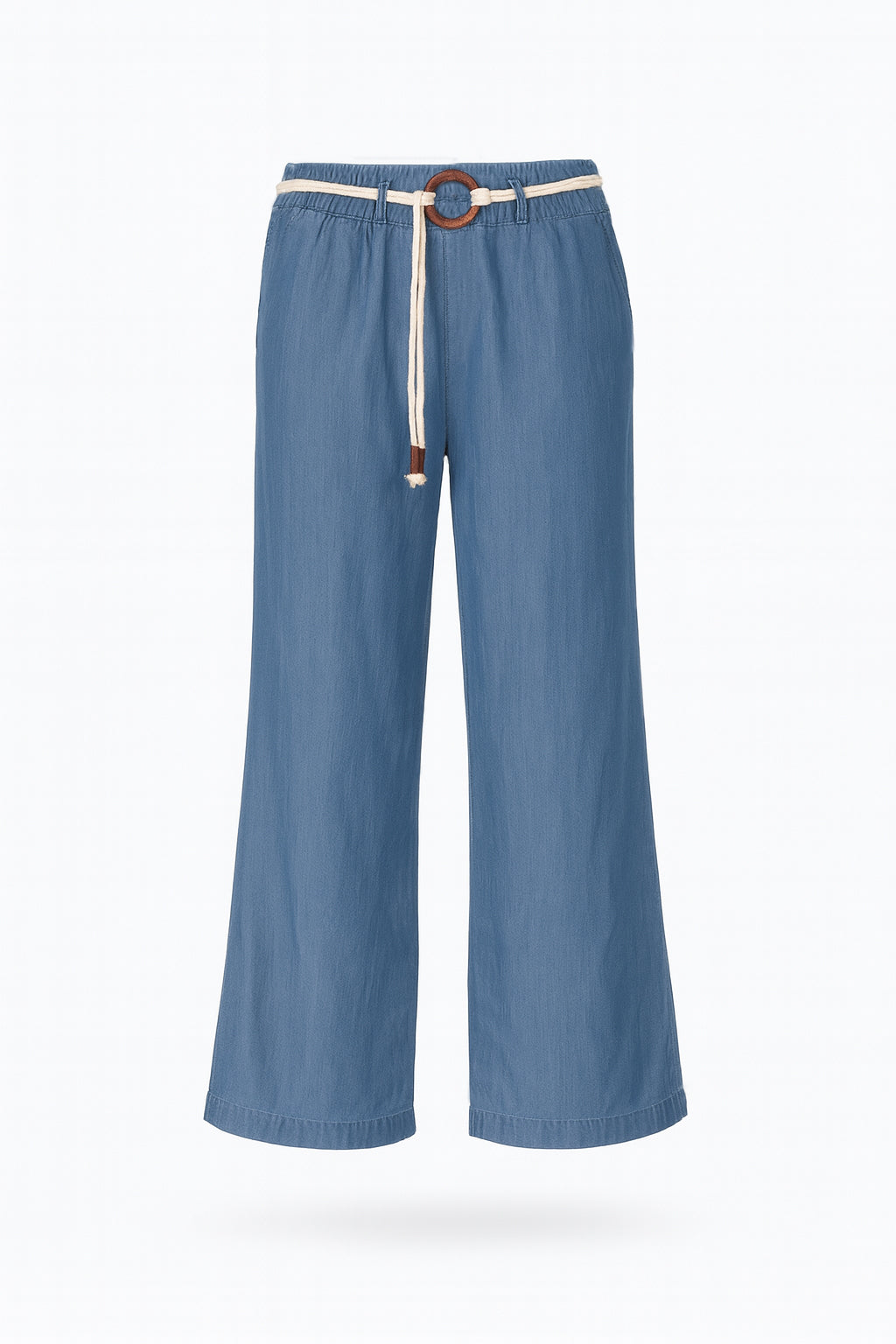 Denim Palazzo Pants