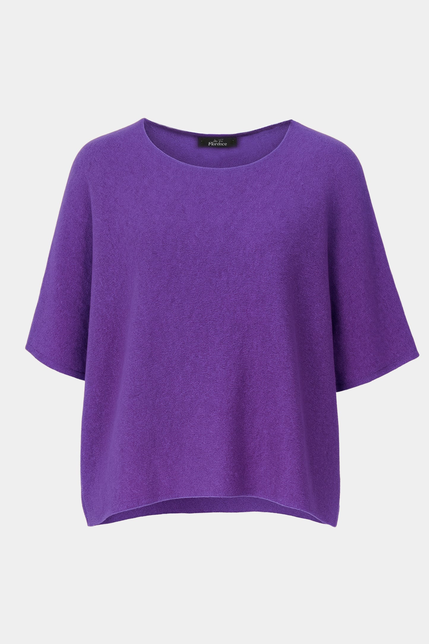 Cloud Two Round Neck 3/4 Sleeve Crop