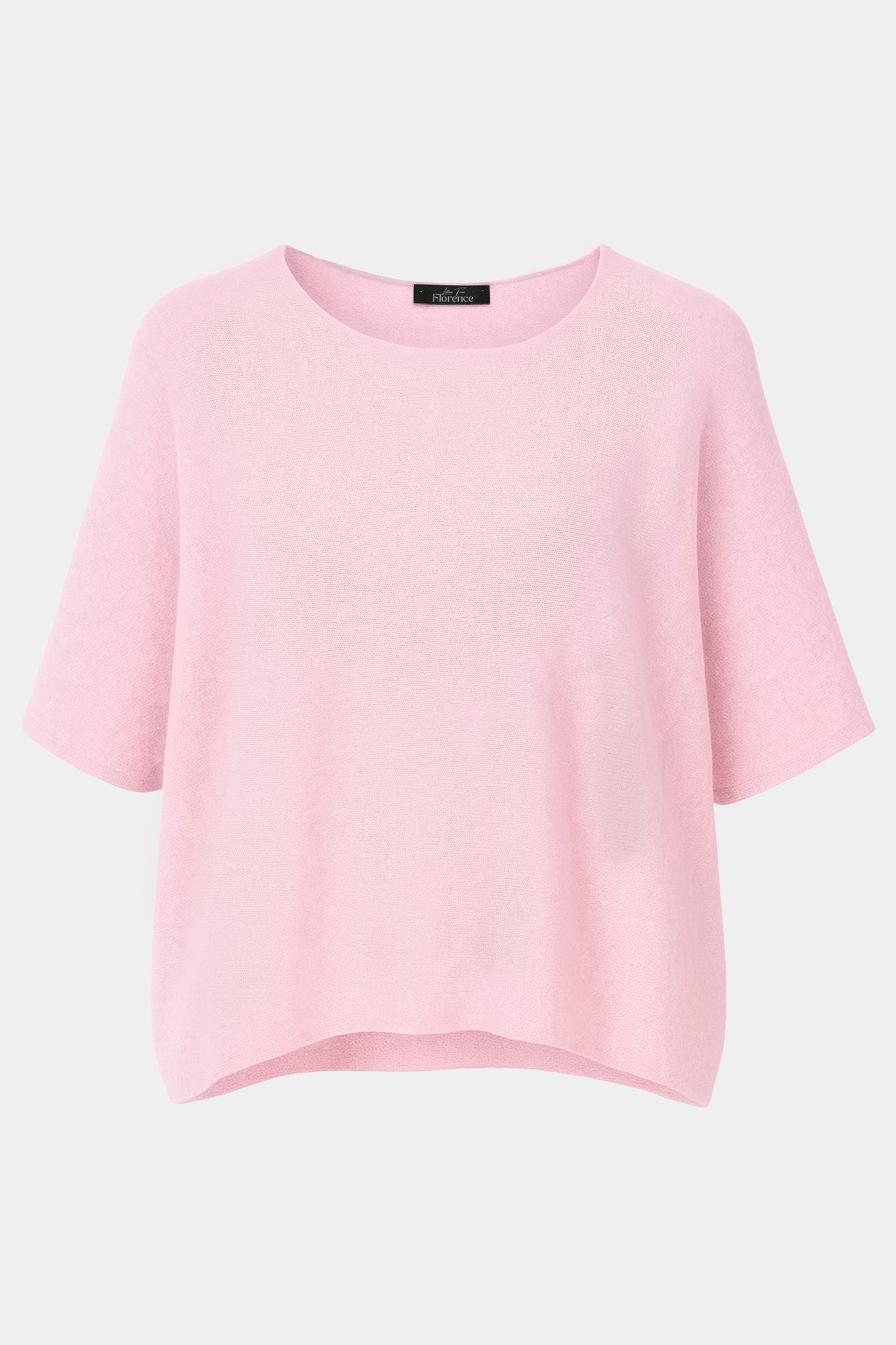 Cloud Two Round Neck 3/4 Sleeve Crop