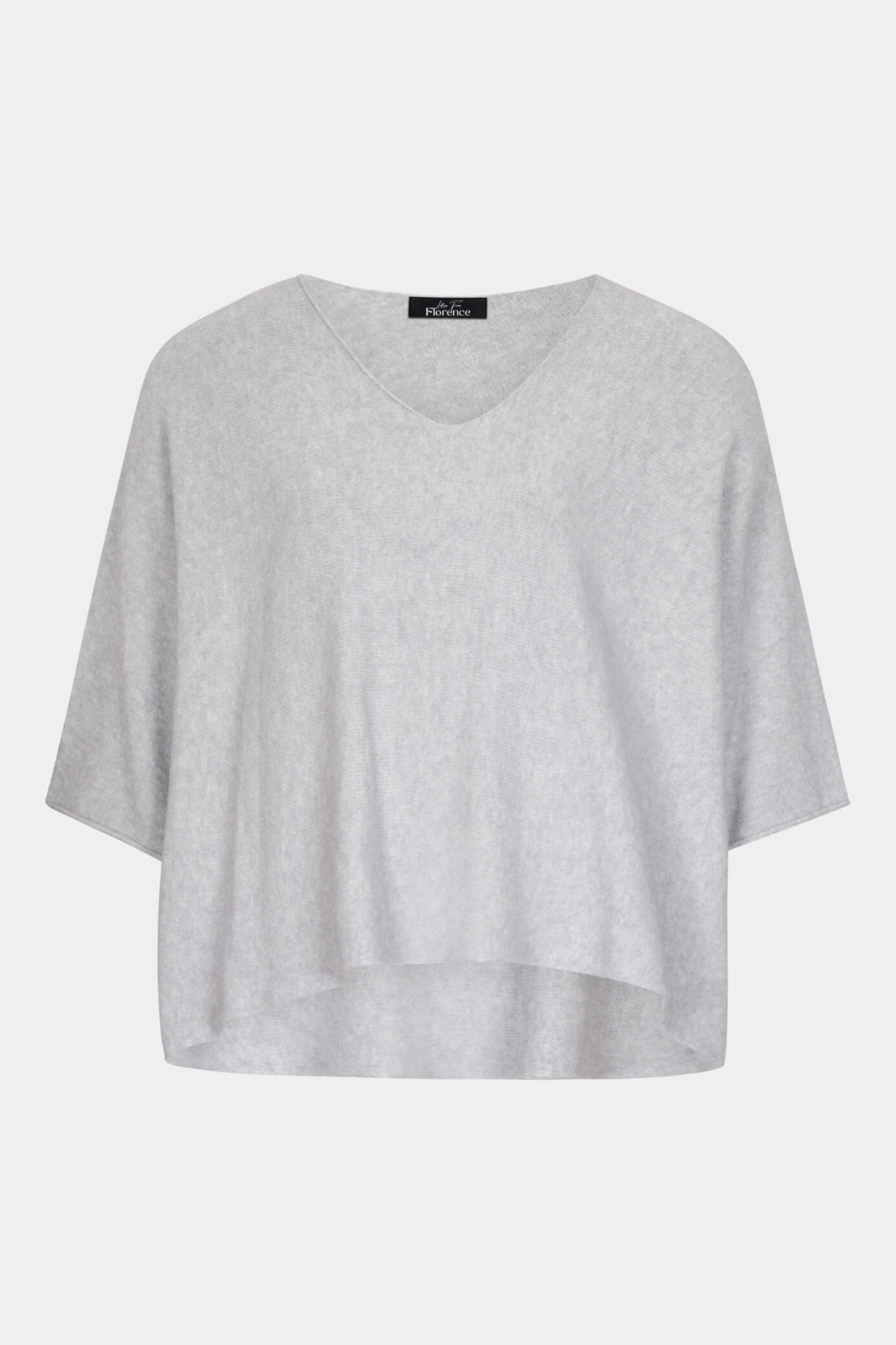 Cloud Two V-Neck 3/4 Sleeve Crop
