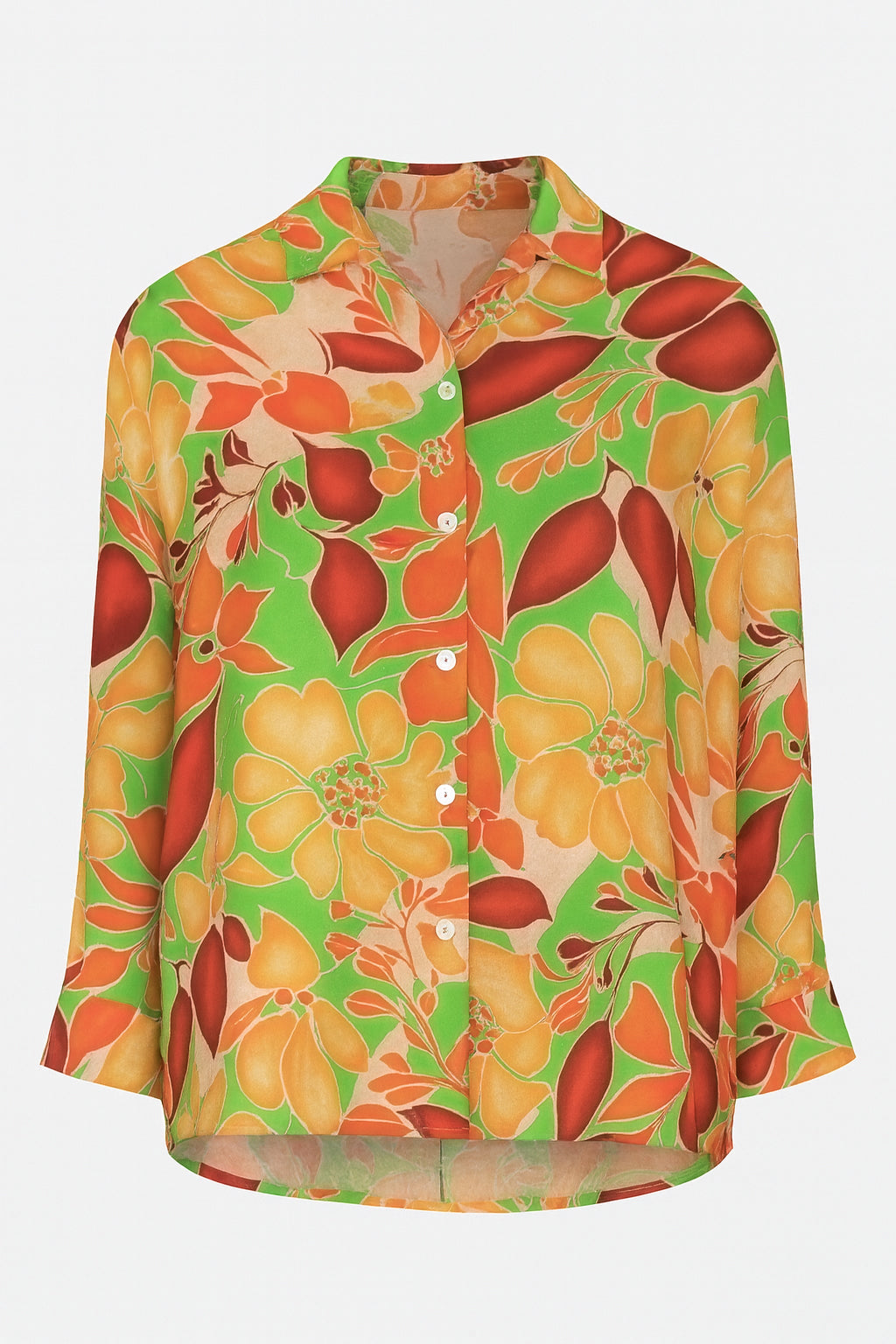 Bold Abstract Print Blouse