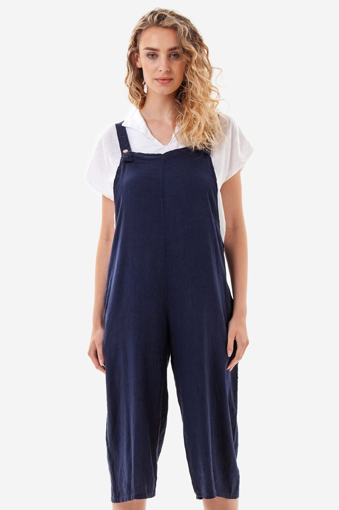 Artisan Linen Dungarees