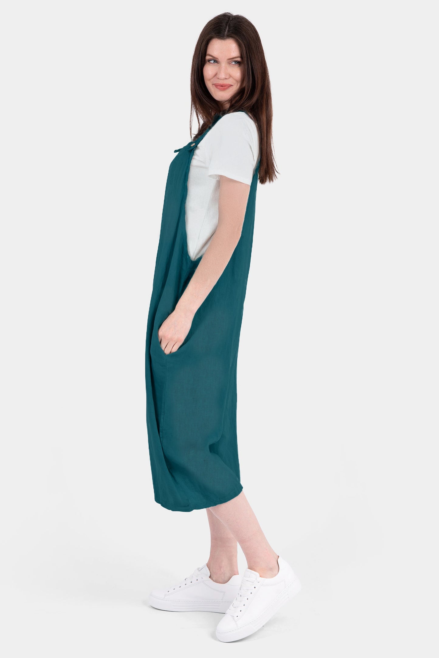 Artisan Linen Dungarees