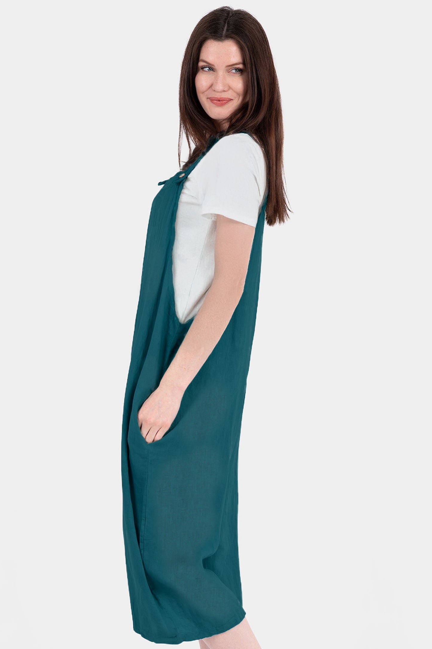 Artisan Linen Dungarees