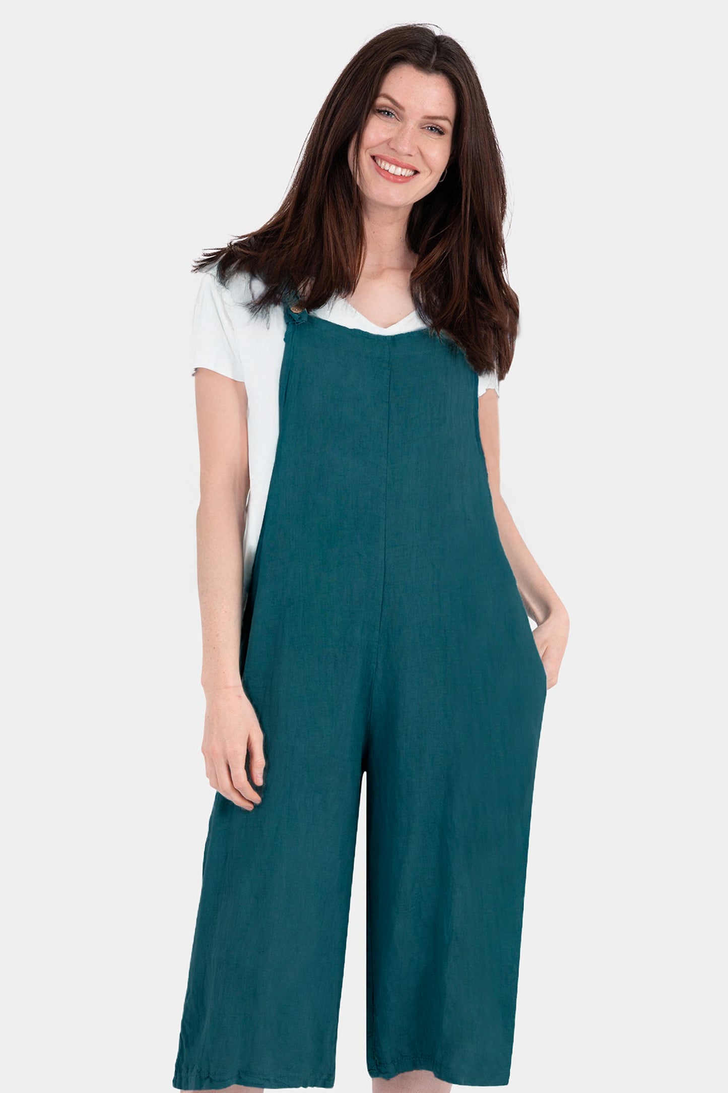 Artisan Linen Dungarees