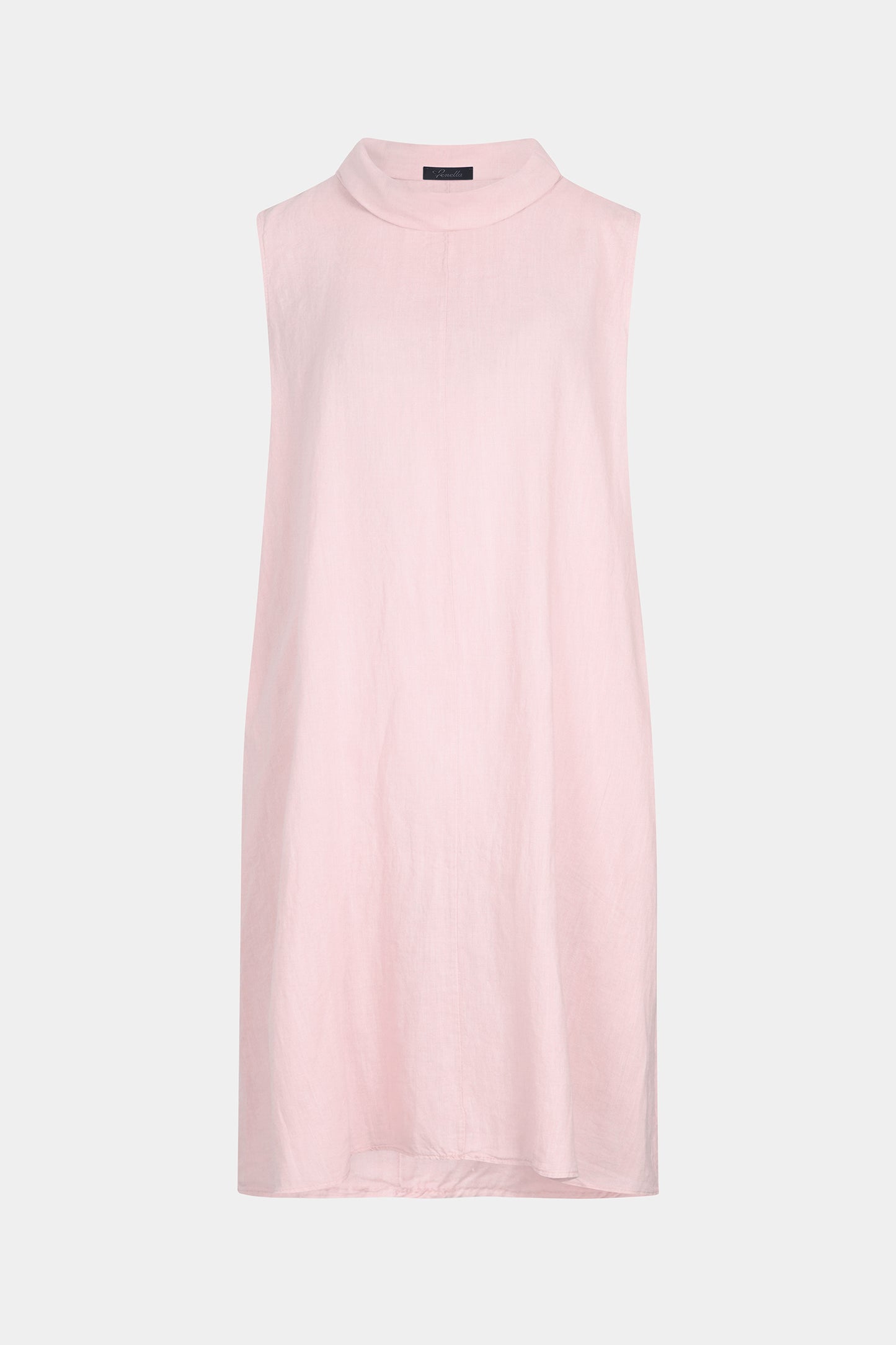 Bellona Linen Cowl Neck Dress