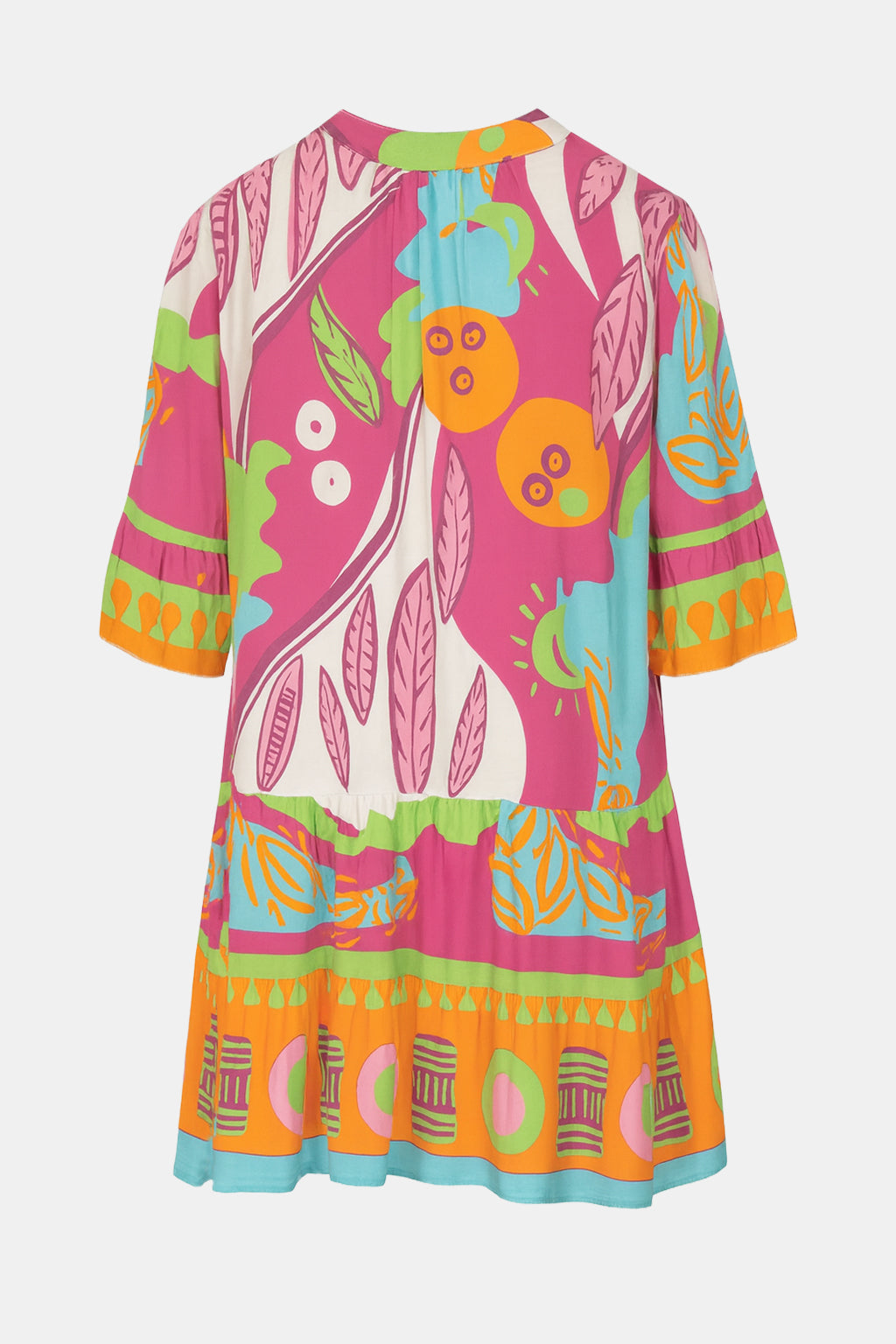 Bold Abstract Painting Tunic Dress