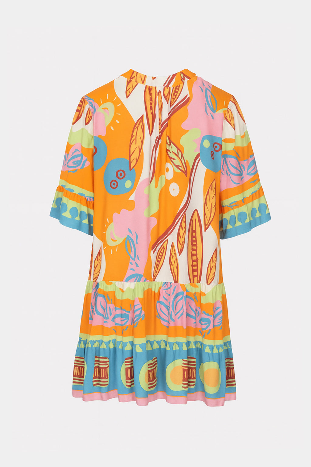 Bold Abstract Painting Tunic Dress