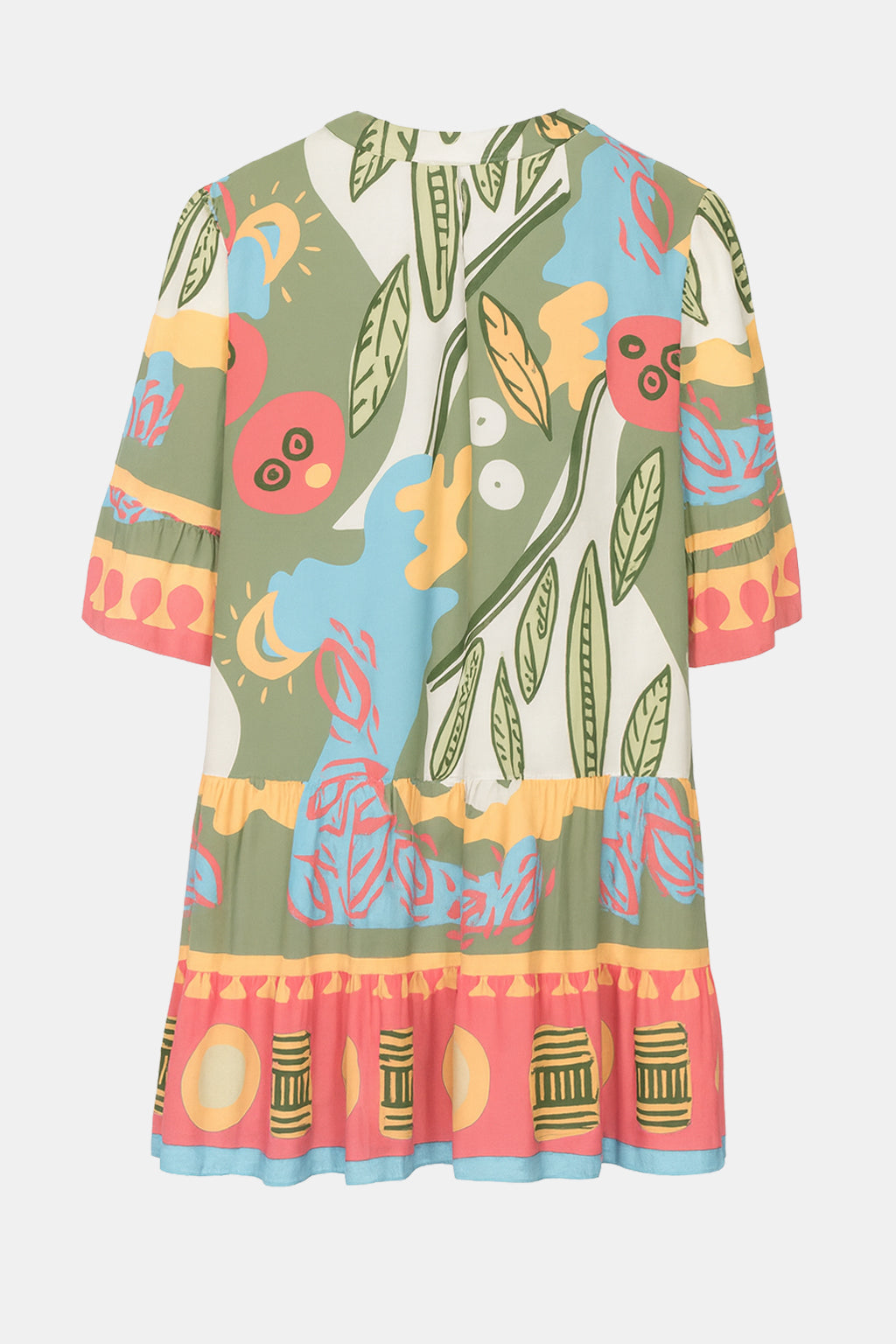 Bold Abstract Painting Tunic Dress