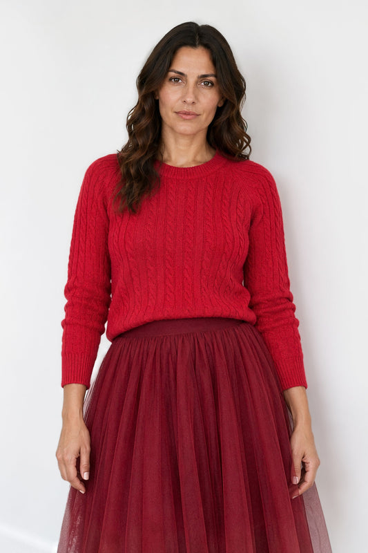 Cable Rib Crew Jumper