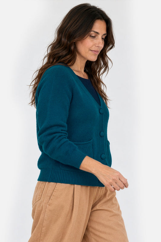 Cloud Two V Knit Cardigan