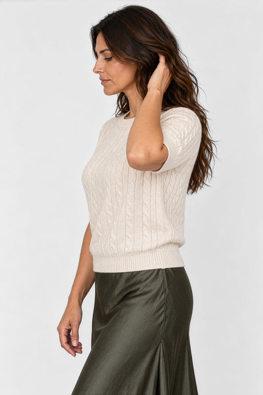 Cloud Two Cable Crew Jumper