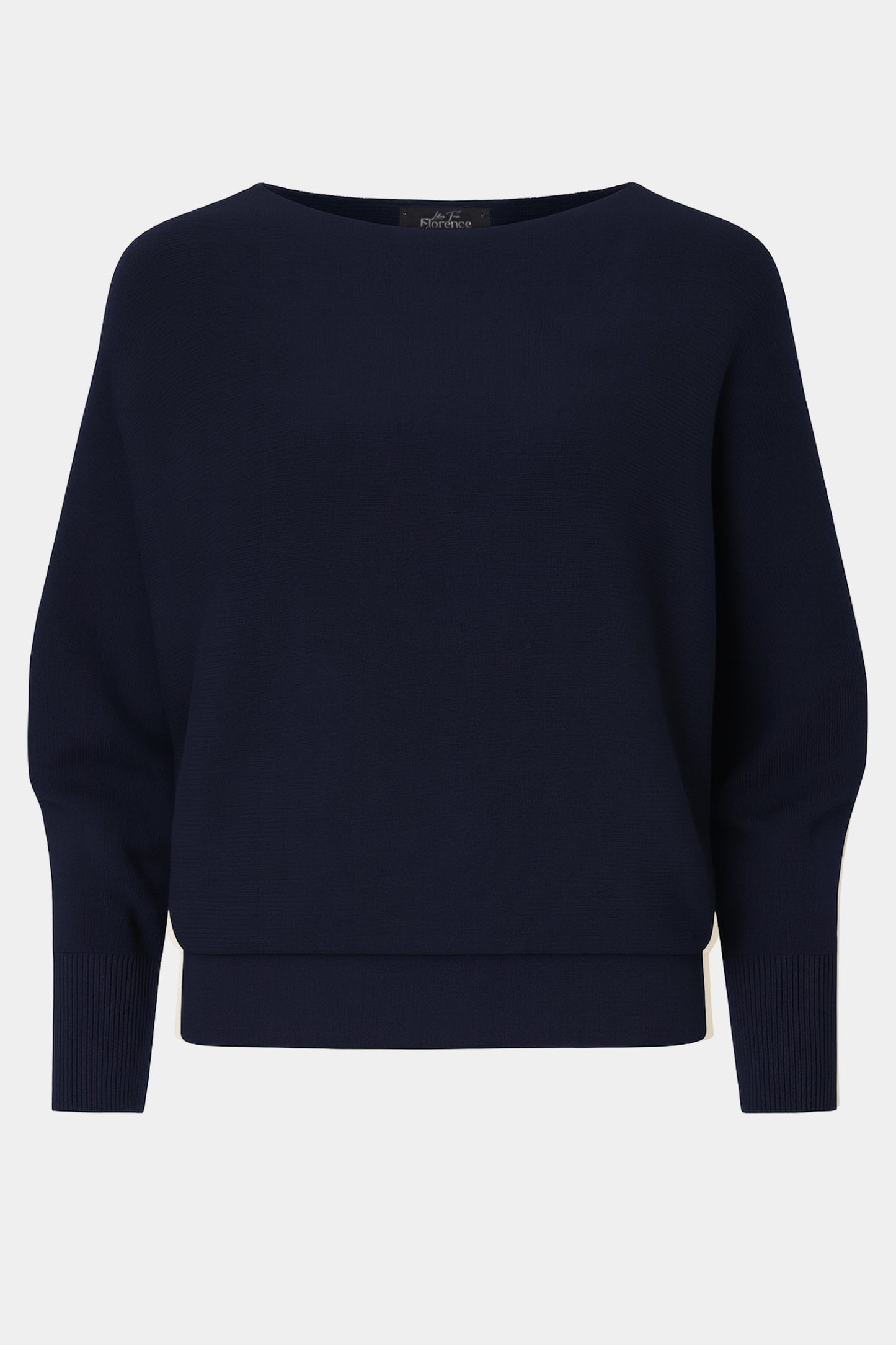 Cloud Two Slash Neck Batwing Jumper