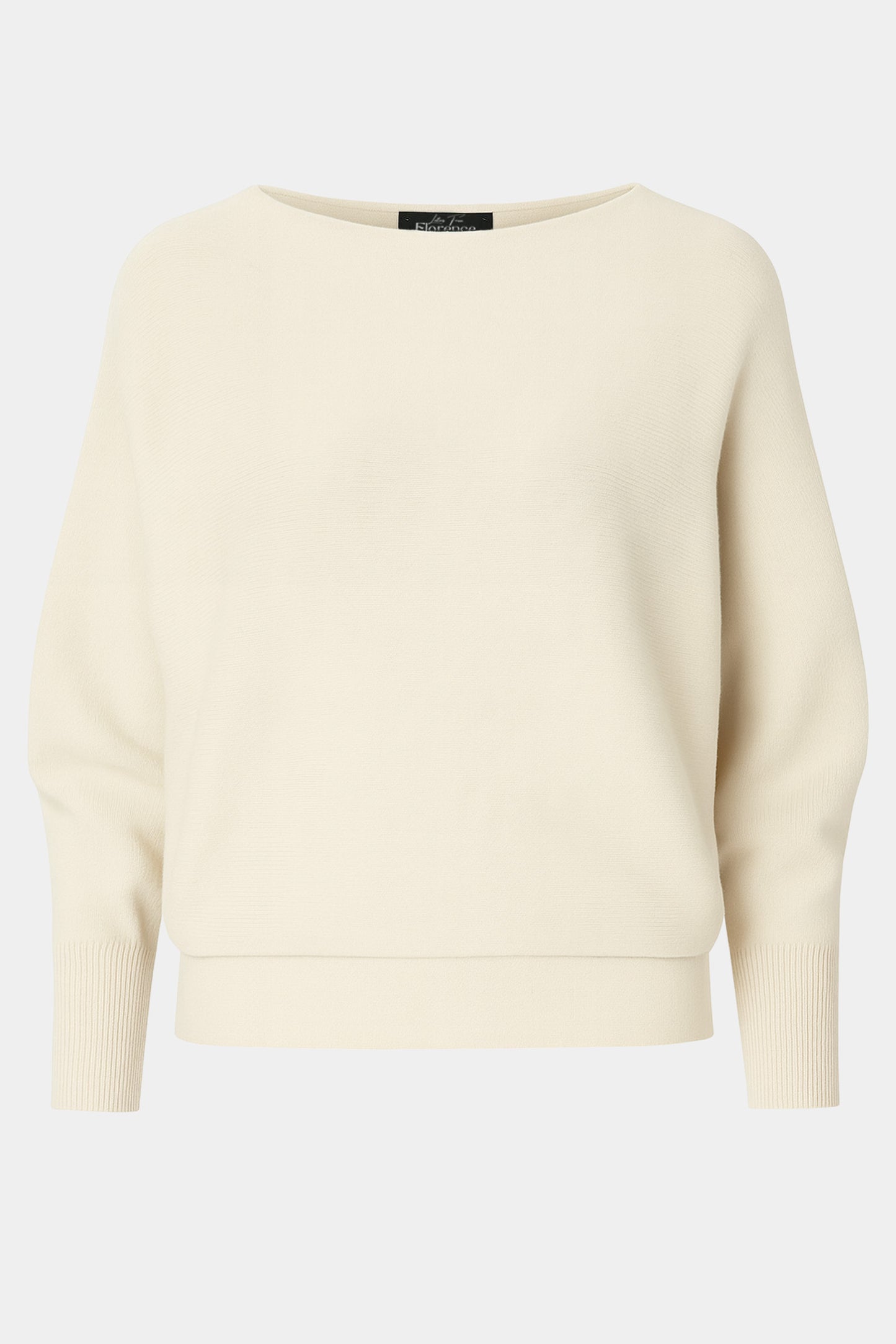 Cloud Two Slash Neck Batwing Jumper