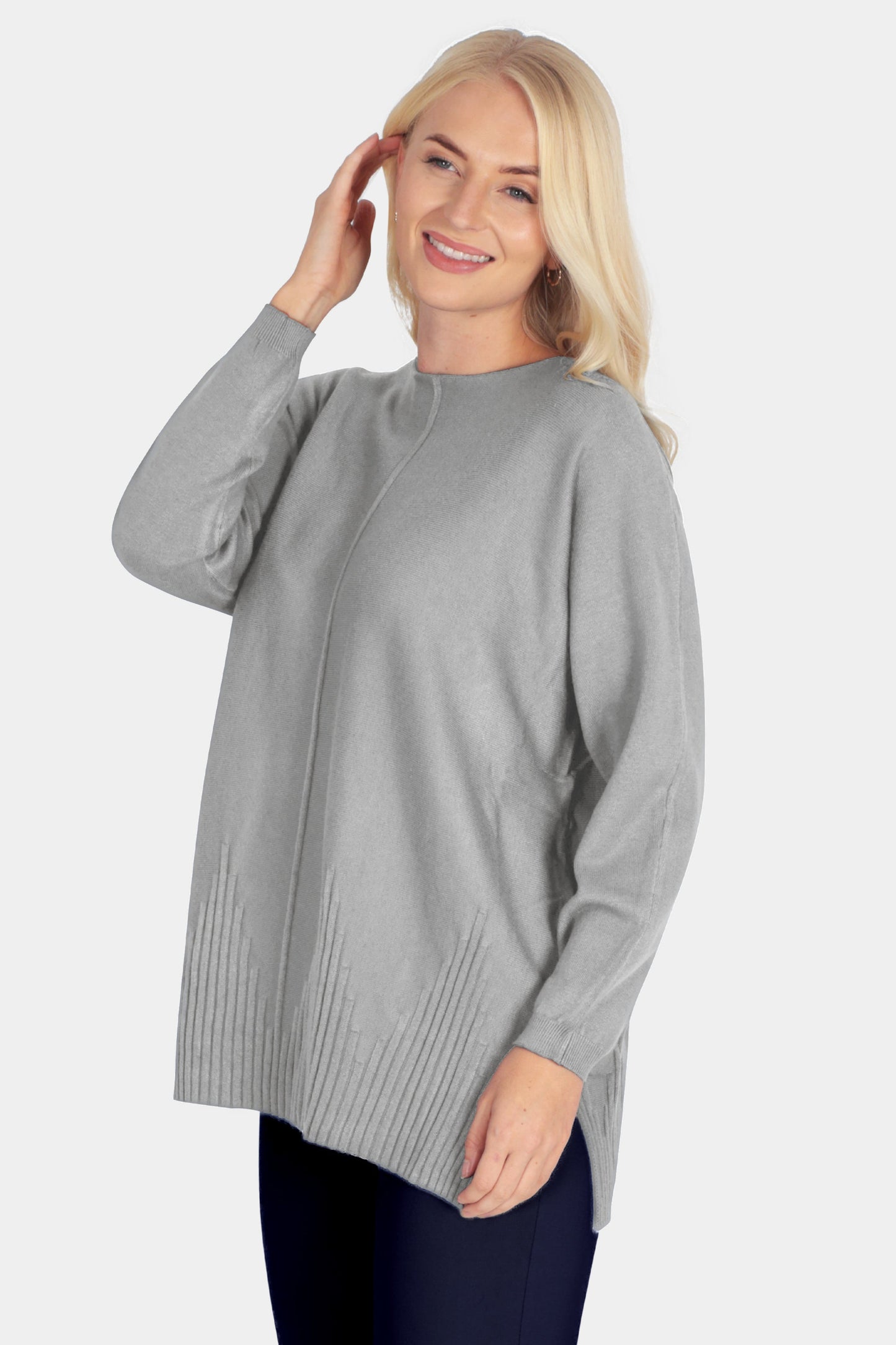 Crew Rib Front Seam Jumper