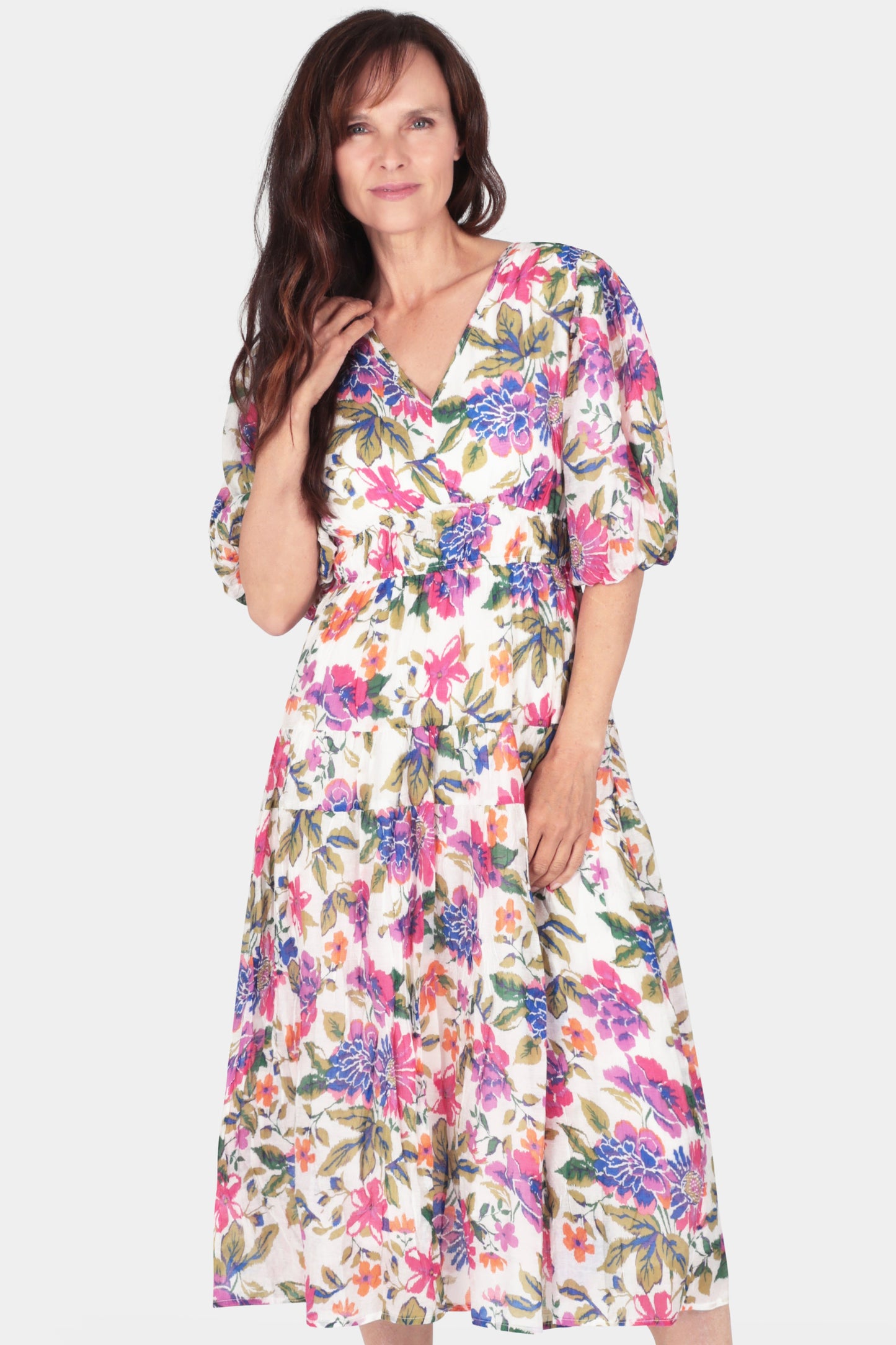 Lucca Meadow Midi Dress