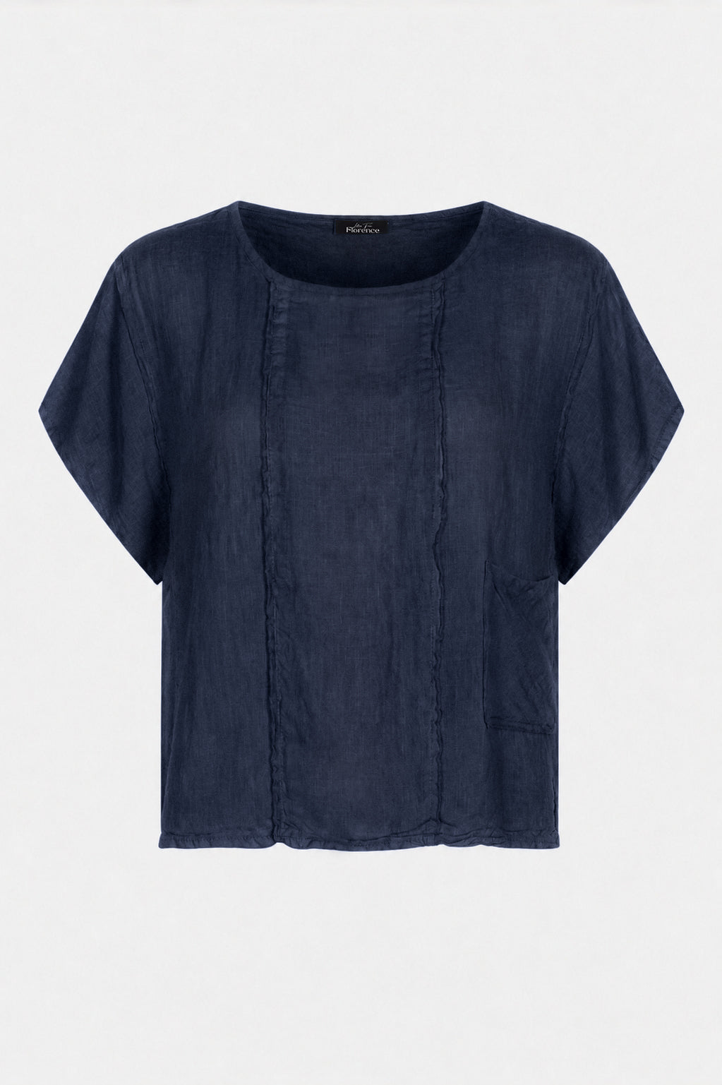 Artisan Seam Linen Top