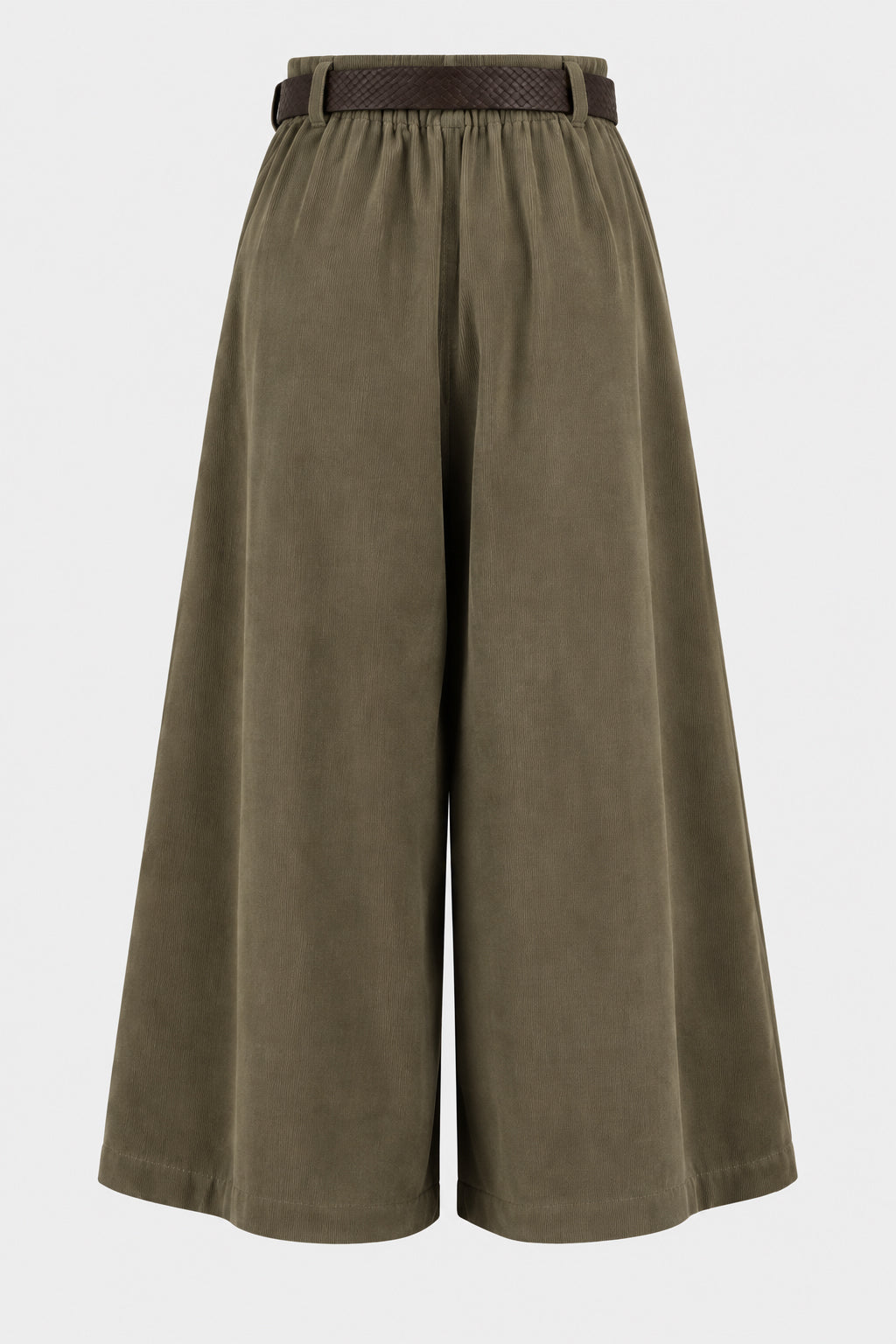 Wide Palazzo Cotton Cord Trousers