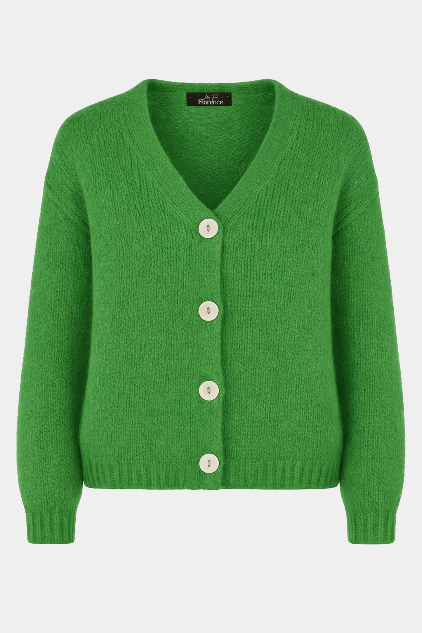 V-Neck Mohair Cardigan
