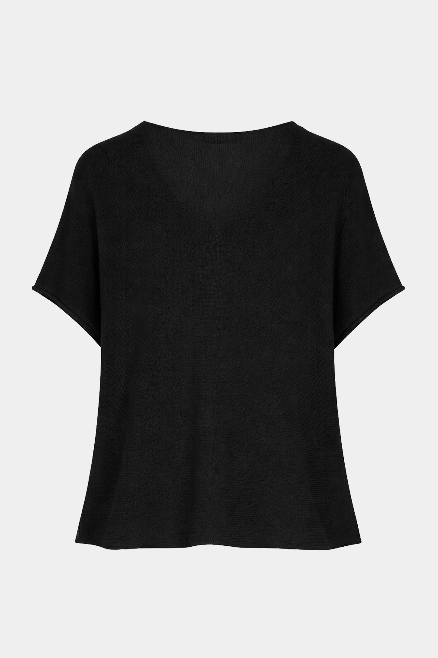 V Neck Cotton Knit Top