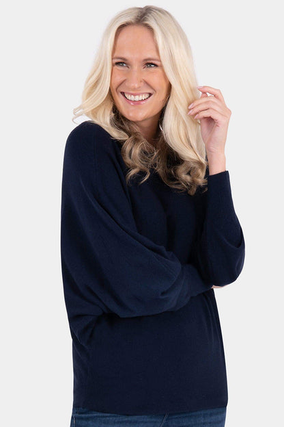 Cloud One Slash Neck Batwing Jumper