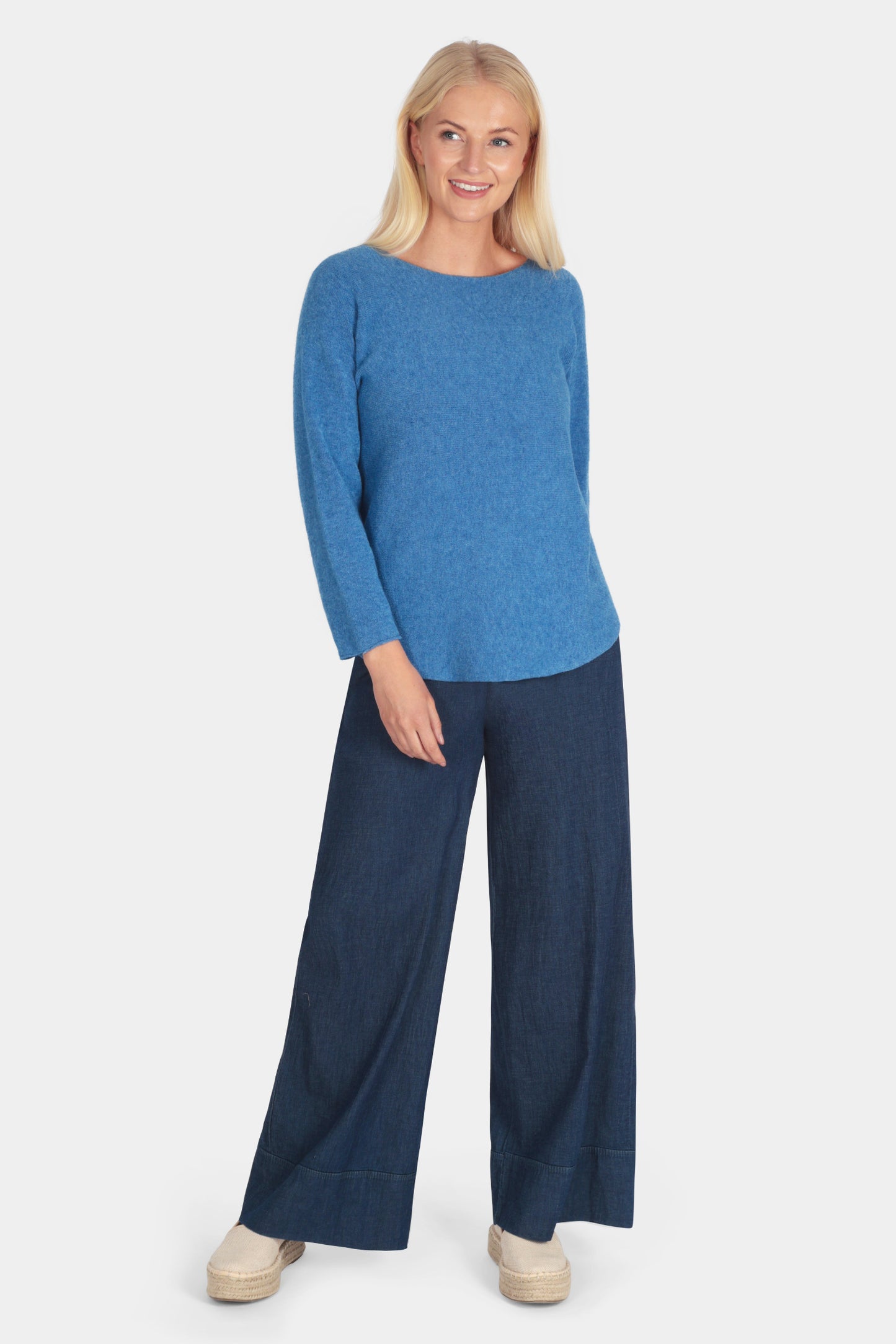 Cloud Two Slash Neck Jumper