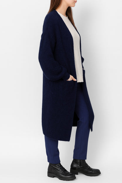 Fine Alpaca Long Cardigan