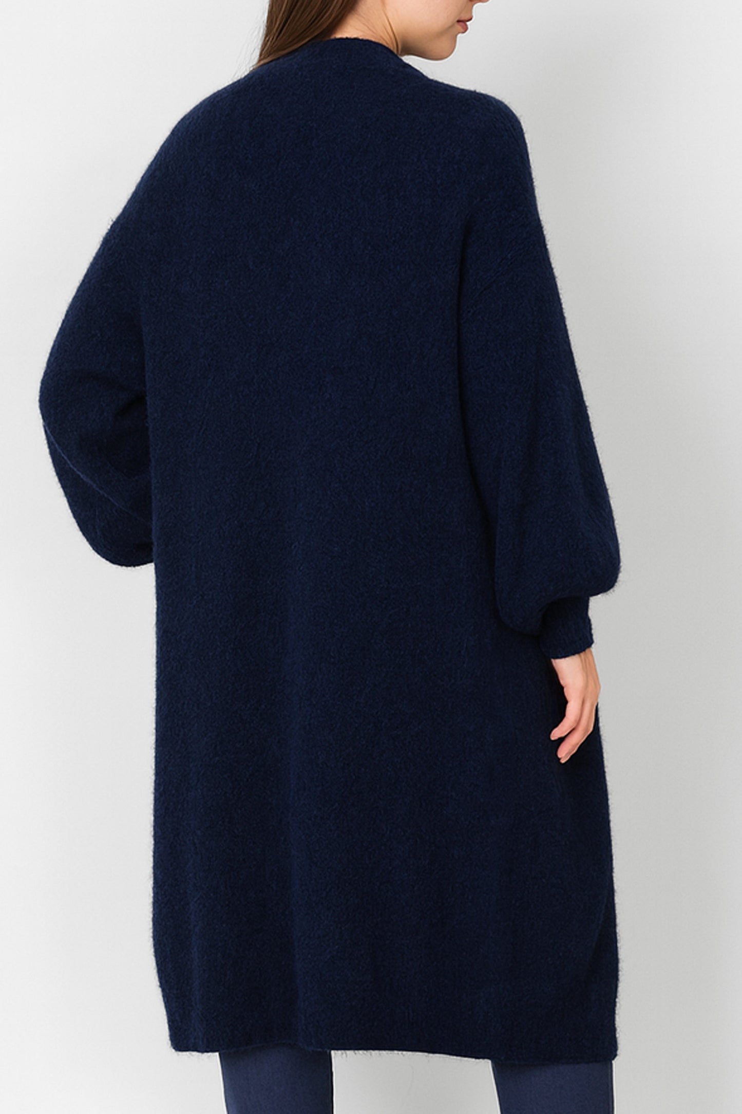 Fine Alpaca Long Cardigan