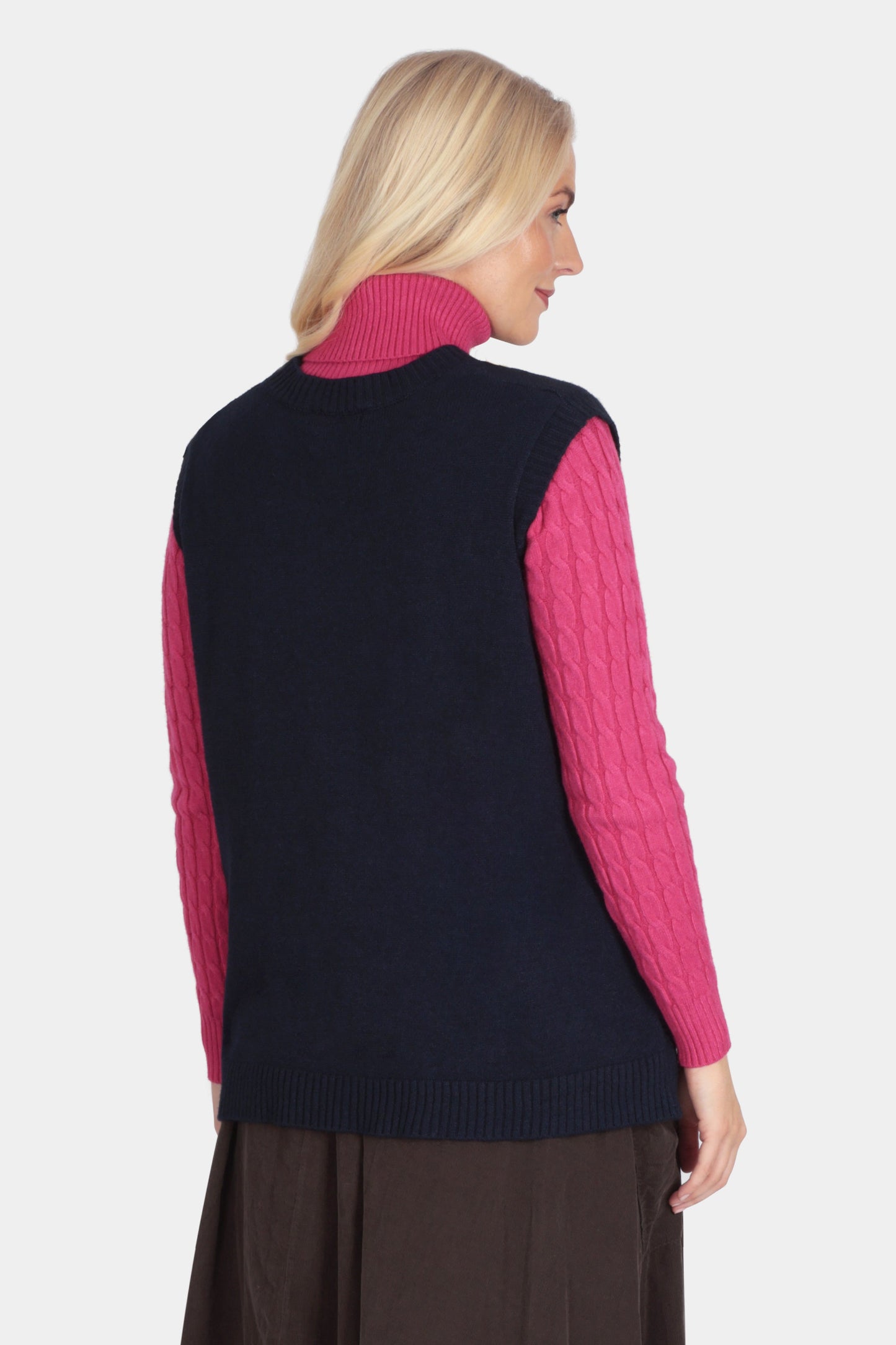 Cloud Two Button Side Vest