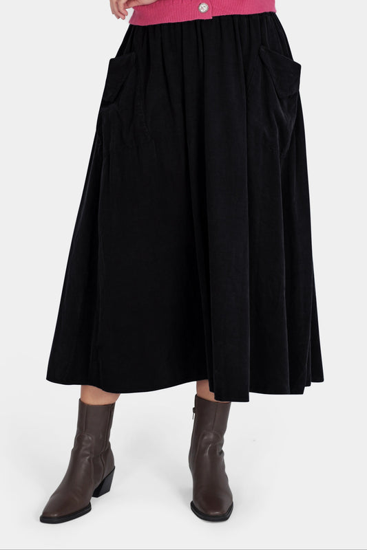 Corduroy Two Pocket Skirt