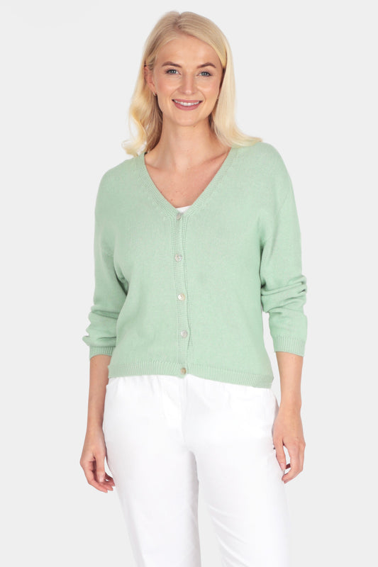 Heritage Cotton V Cardigan