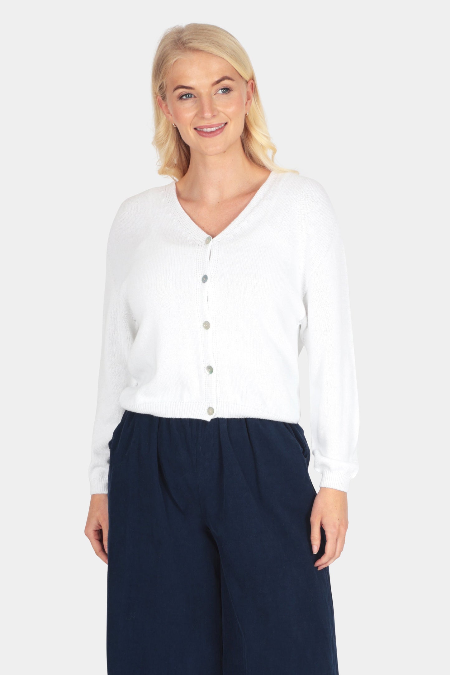 Heritage Cotton V Cardigan