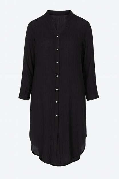Cotton Beach Shirt Dress