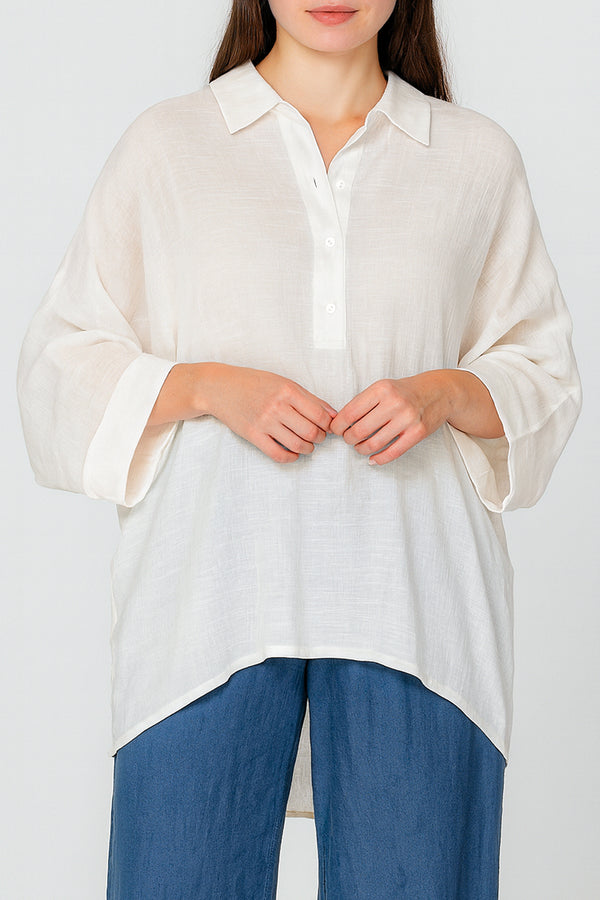 Cotton Relaxed Fit Blouse