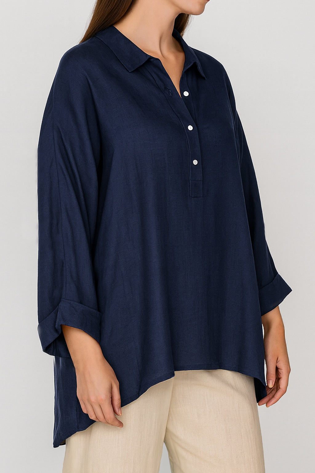Cotton Relaxed Fit Blouse