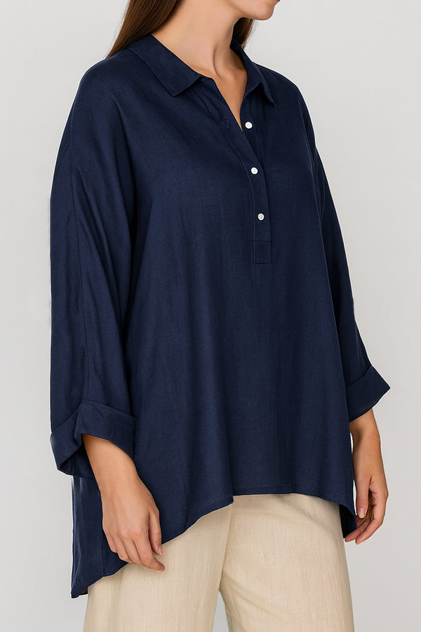 Cotton Relaxed Fit Blouse