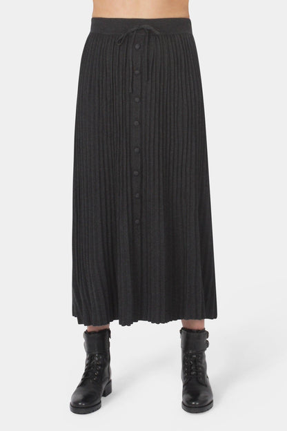 Italian Button Front Knitted Skirt