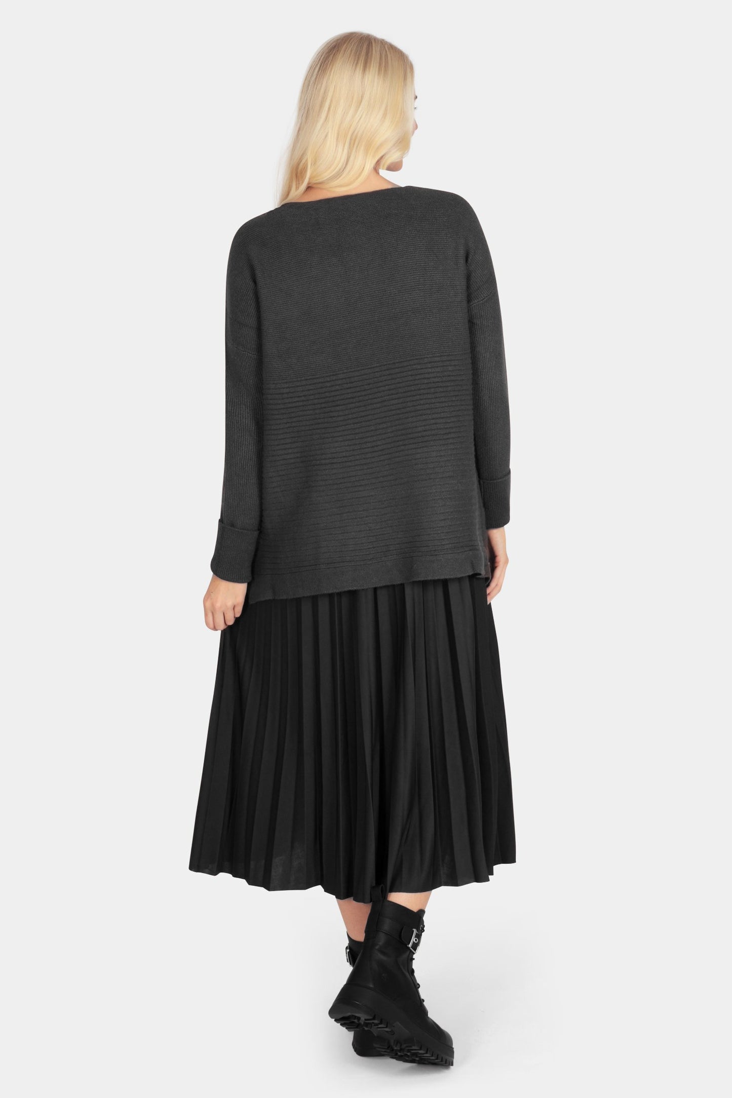 Leelan Asymmetric Hem Dress Set