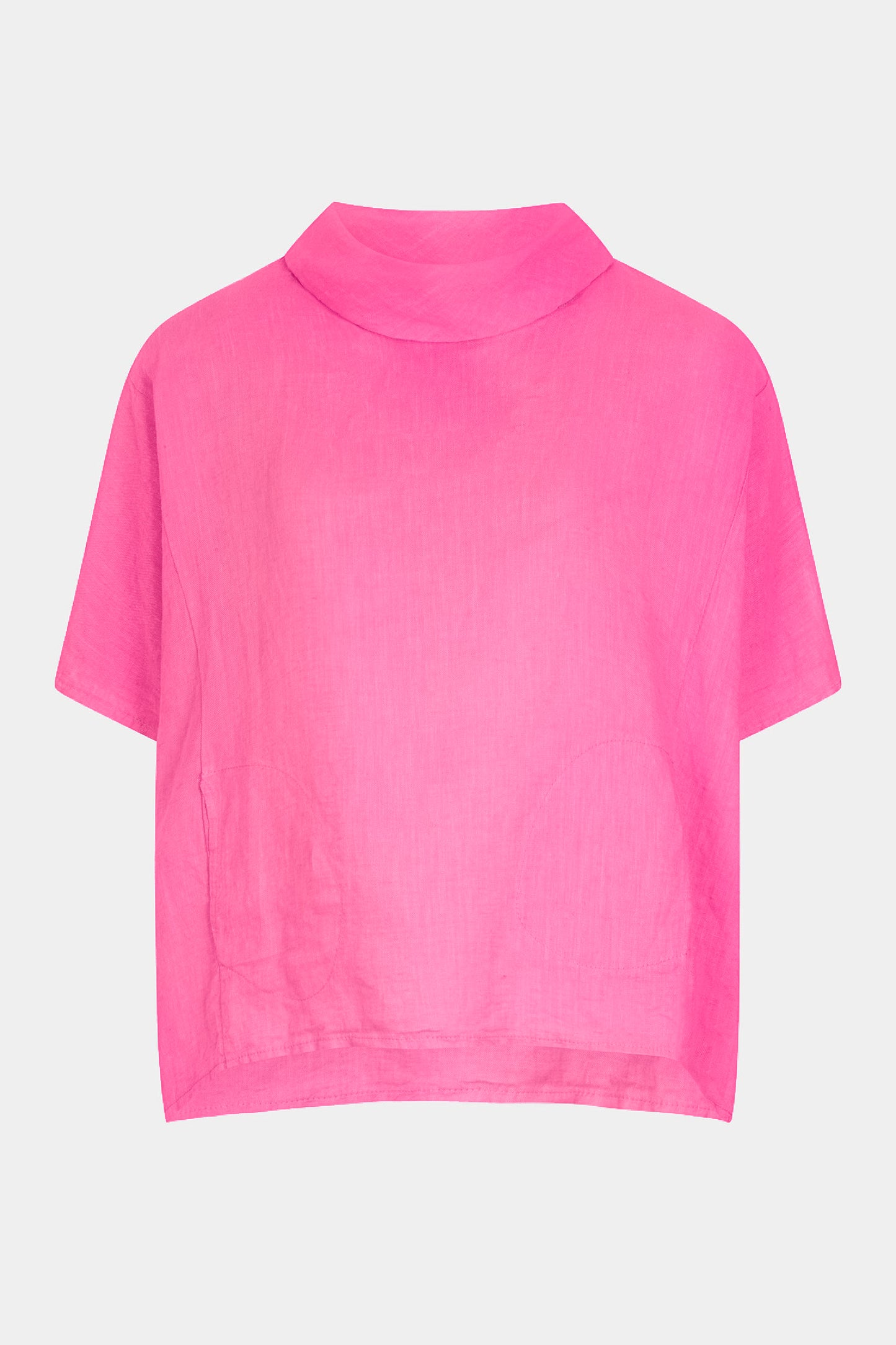 Cowl Neck Linen Top