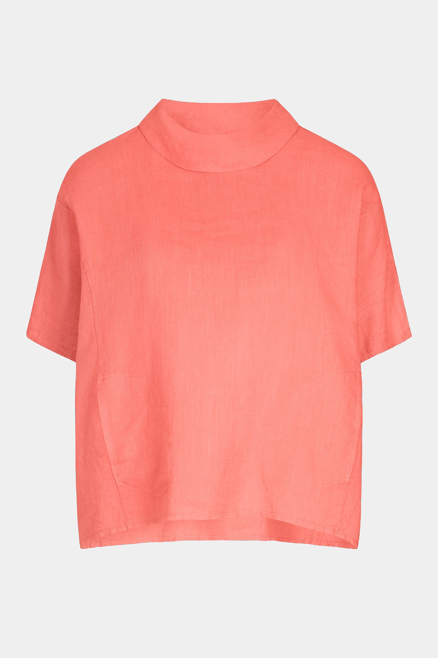 Cowl Neck Linen Top