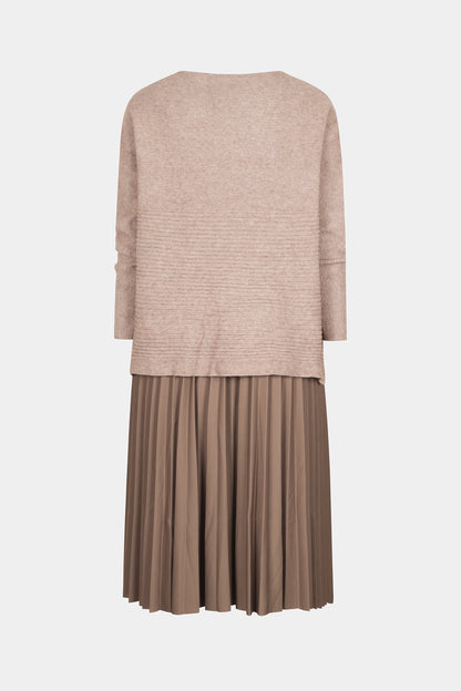 Leelan Asymmetric Hem Dress Set