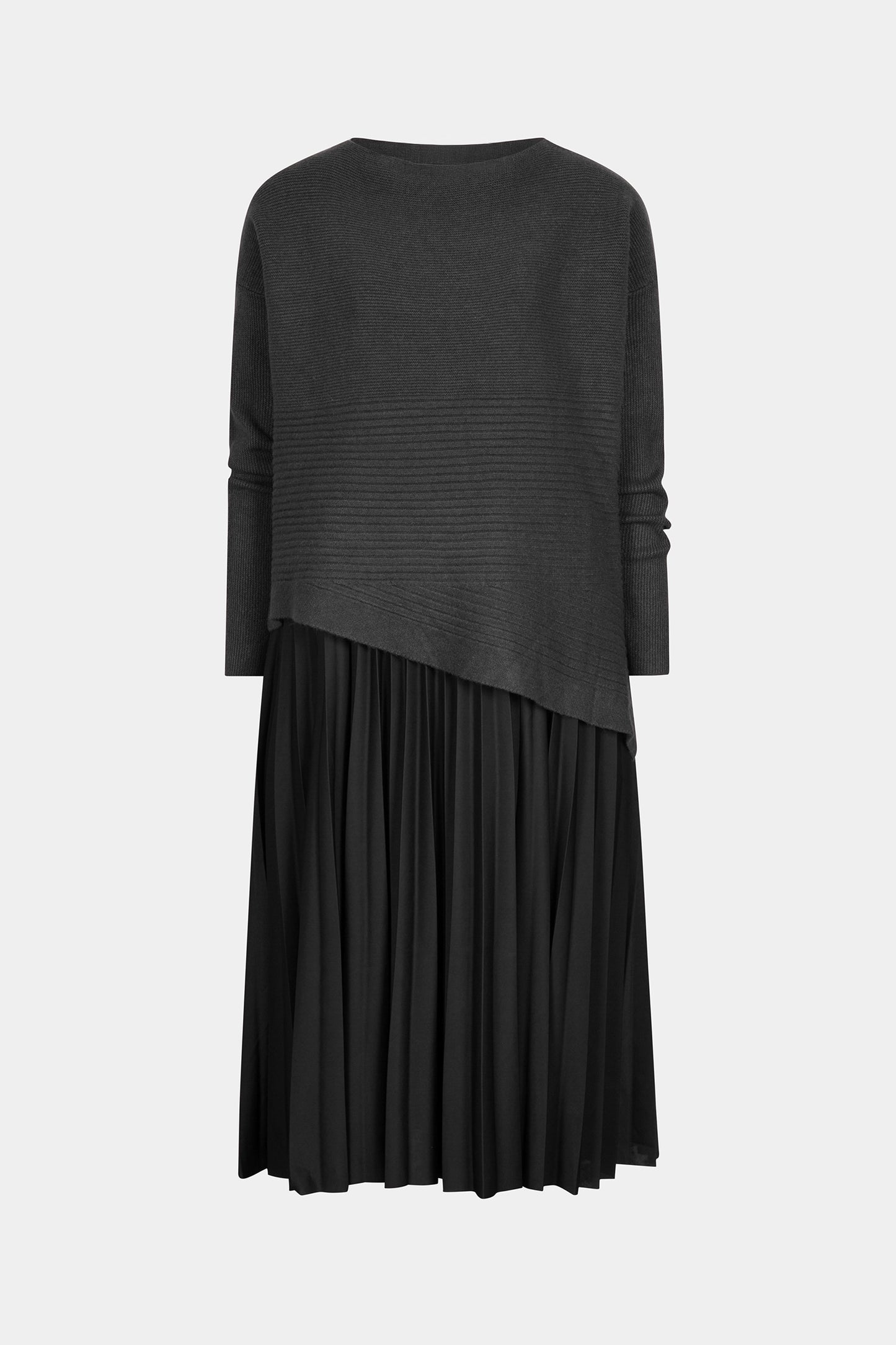 Leelan Asymmetric Hem Dress Set