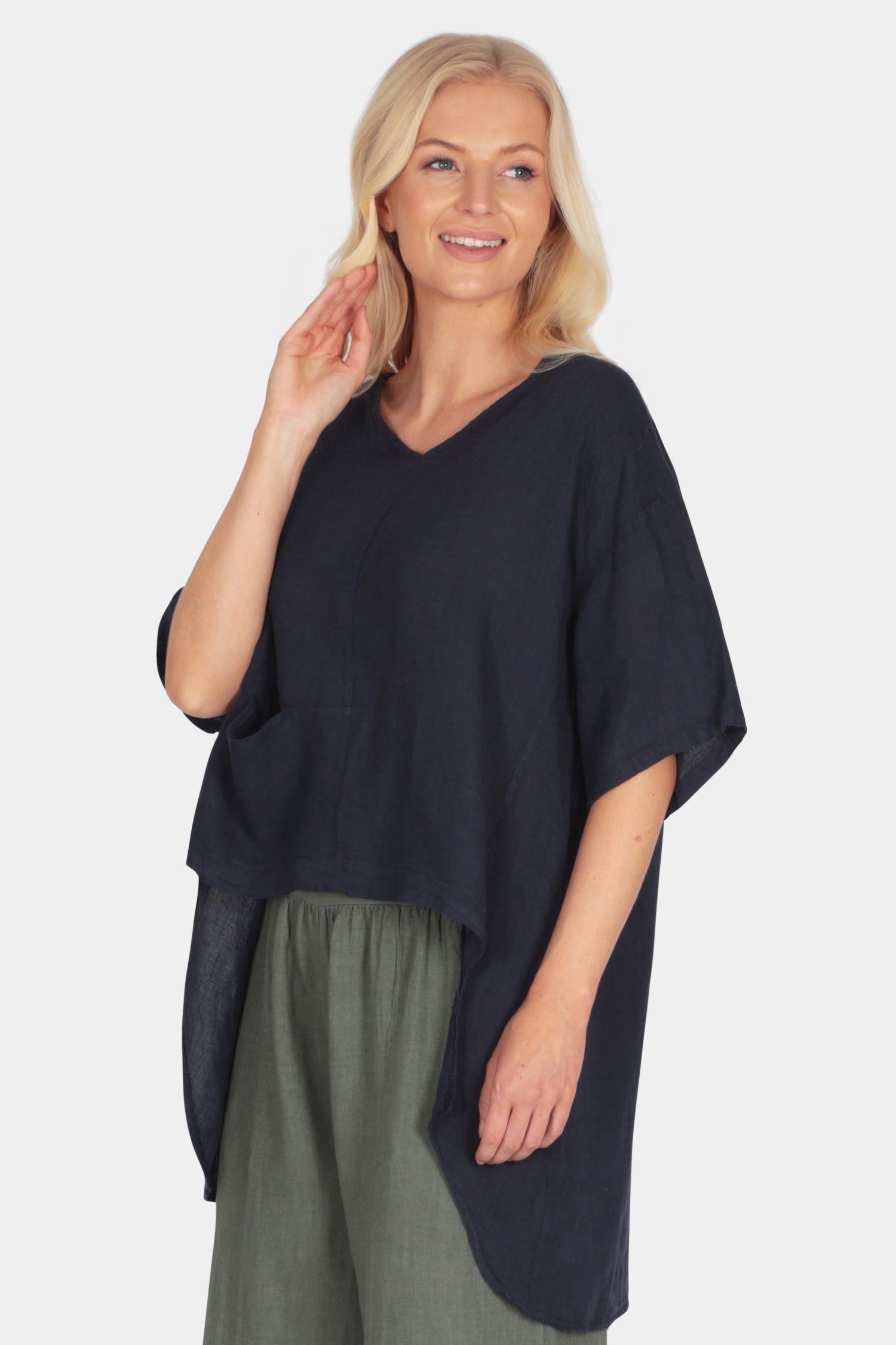 Nellie Linen Tunic - Fenella