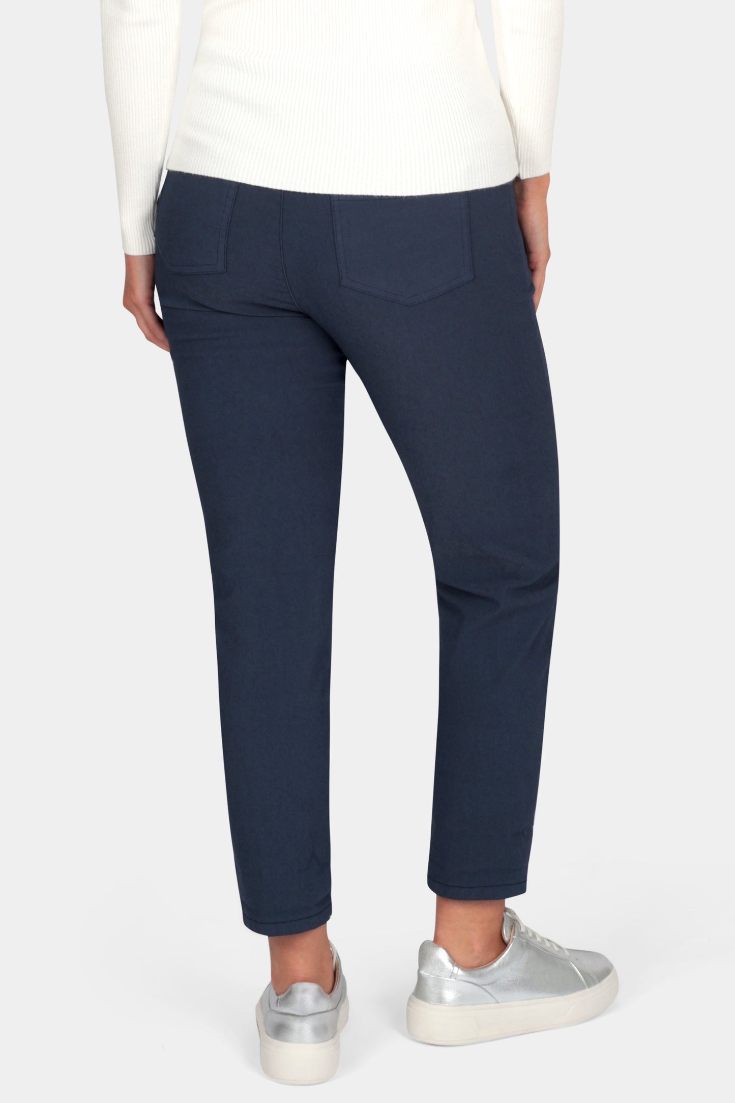 Tie-Waist Stretchy Trousers