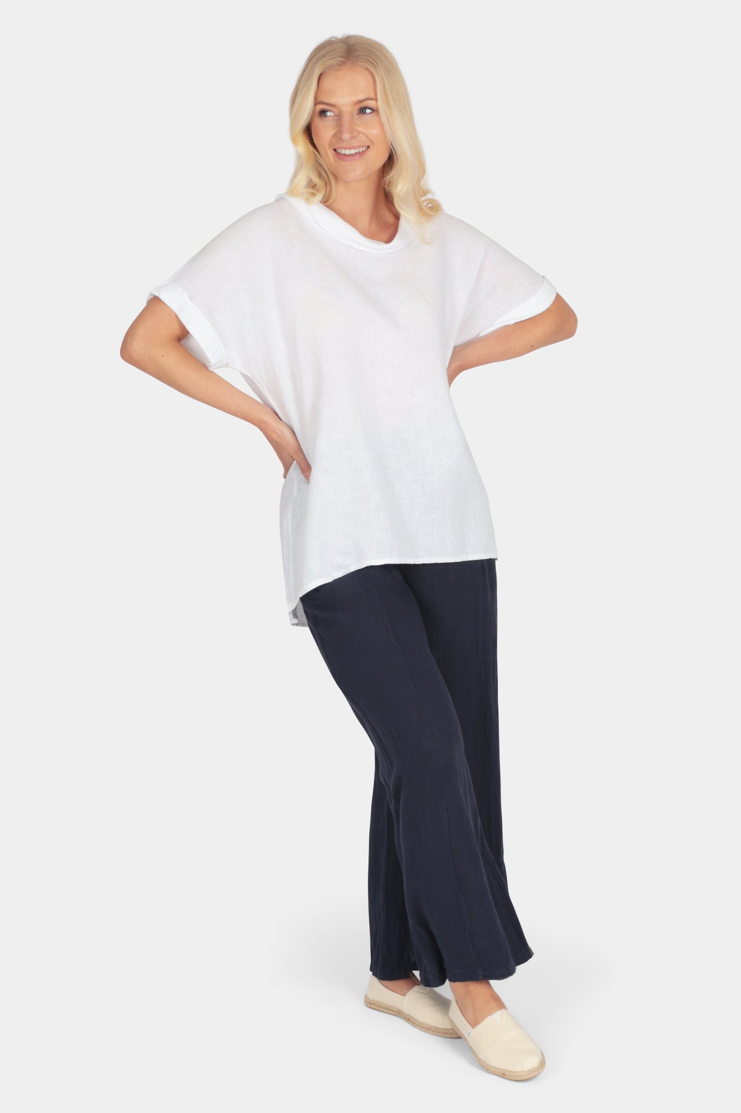 Mariner Linen Top - Fenella